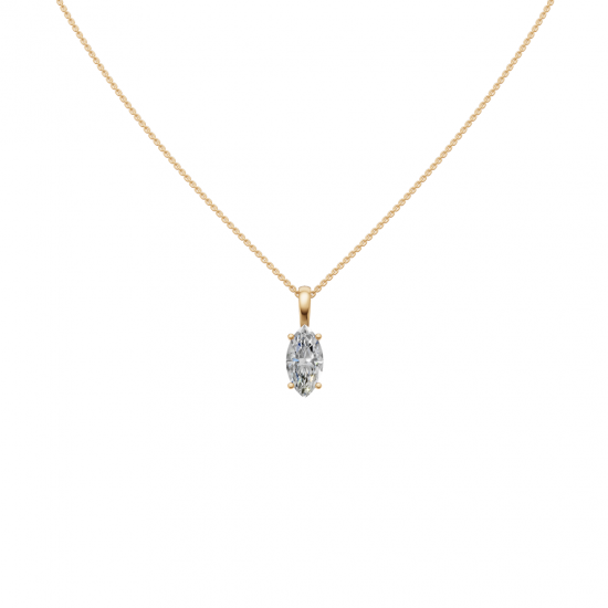 Marquise Cut Diamond Pendant