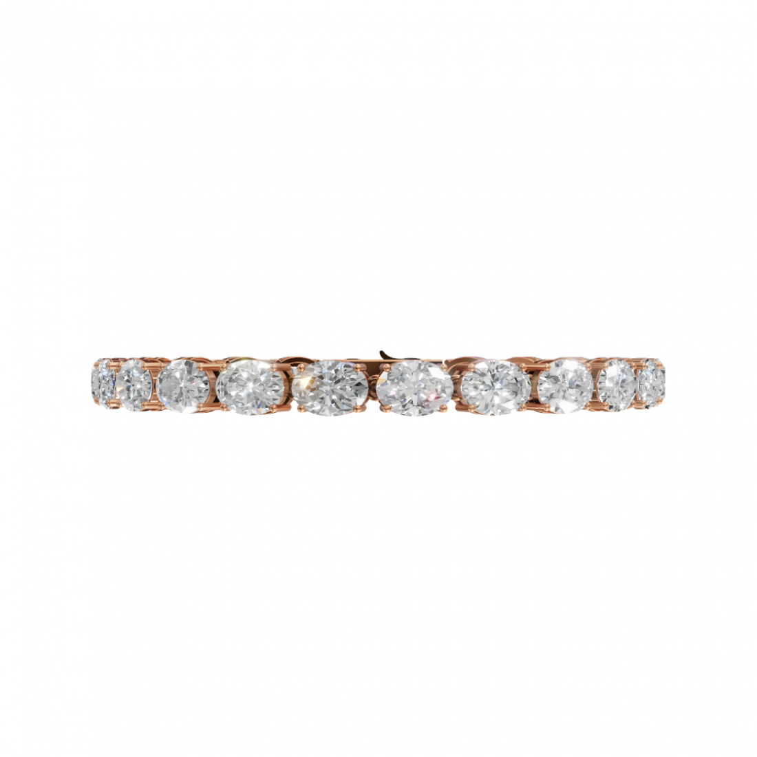 Classic Oval Cut Diamond Tennis Bracelet