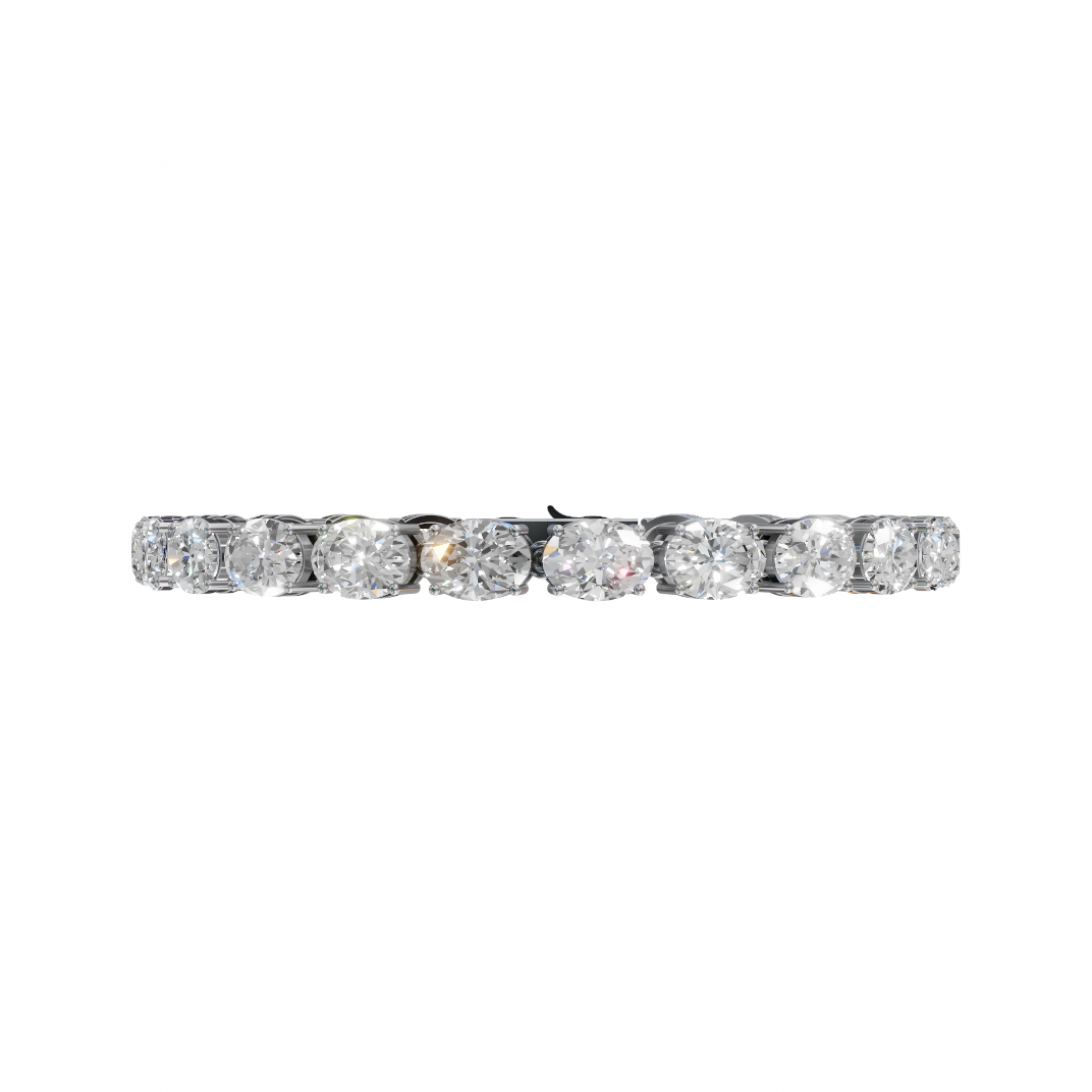 Classic Oval Cut Diamond Tennis Bracelet