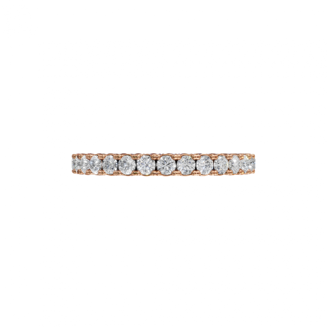 Round Diamond Eternity Band