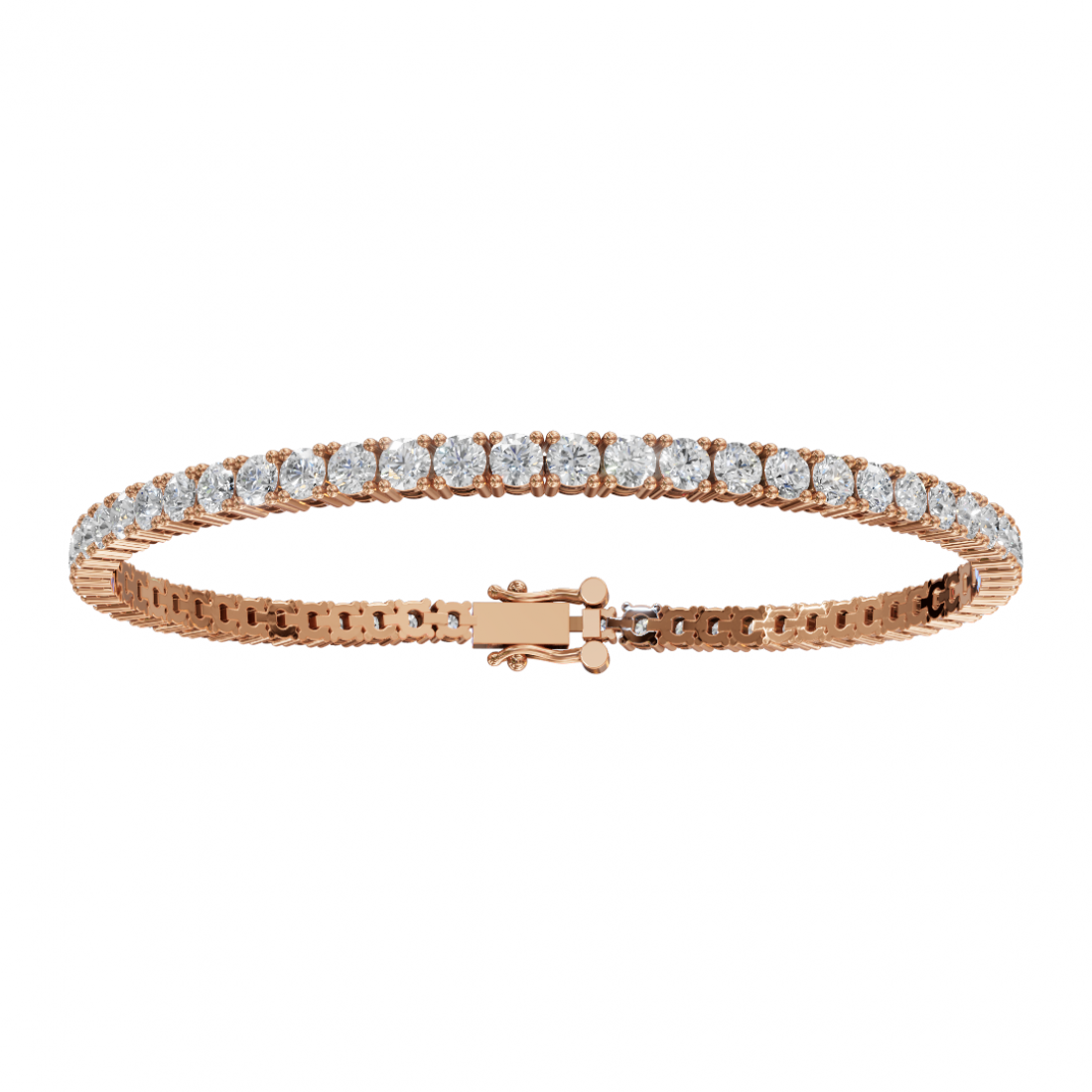 Round Cut - Classic Tennis Bracelet Round Cut - Classic Tennis Bracelet