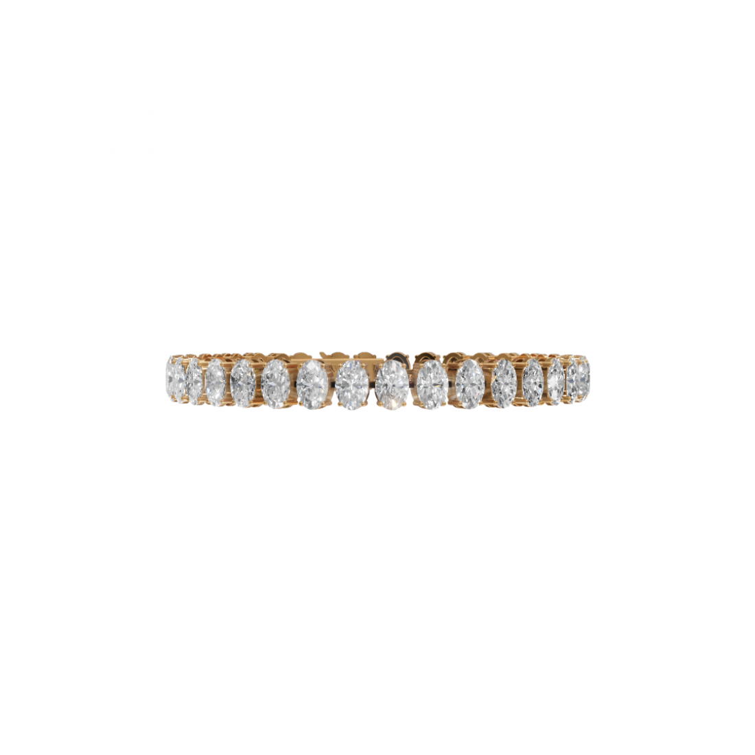 Oval-Cut Diamond Tennis Bracelet Oval-Cut Diamond Tennis Bracelet