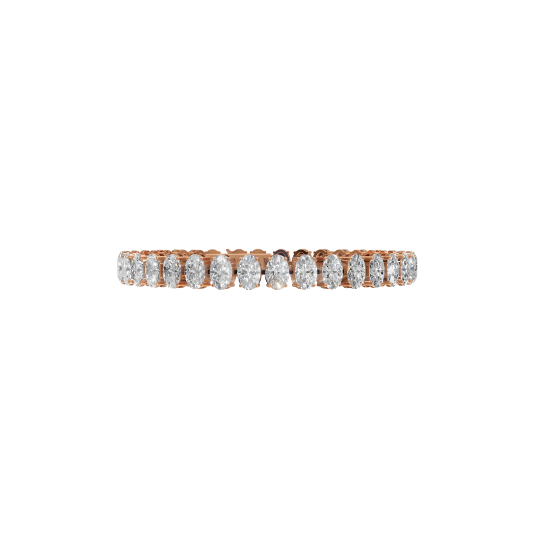 Oval-Cut Diamond Tennis Bracelet Oval-Cut Diamond Tennis Bracelet