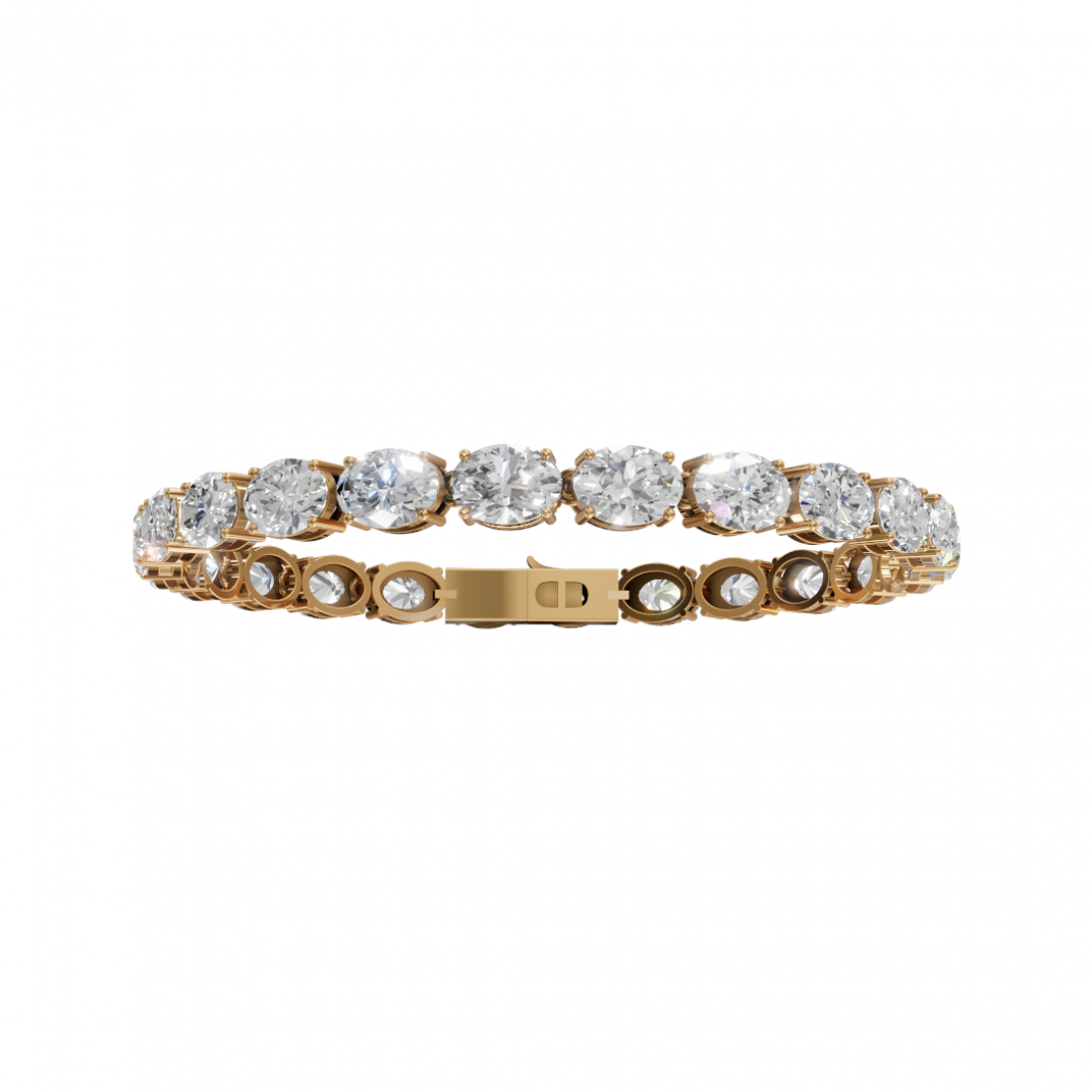 Classic Oval Cut Diamond Tennis Bracelet Classic Oval Cut Diamond Tennis Bracelet