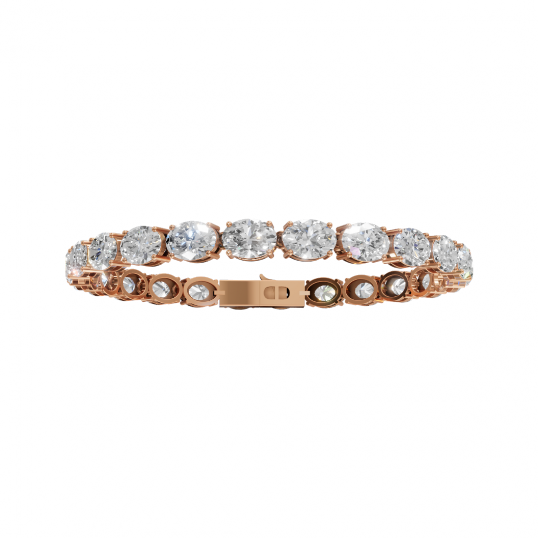 Classic Oval Cut Diamond Tennis Bracelet Classic Oval Cut Diamond Tennis Bracelet