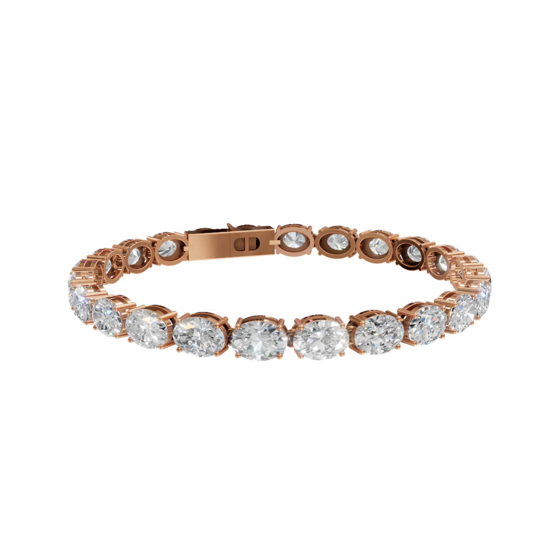 Classic Oval Cut Diamond Tennis Bracelet Classic Oval Cut Diamond Tennis Bracelet