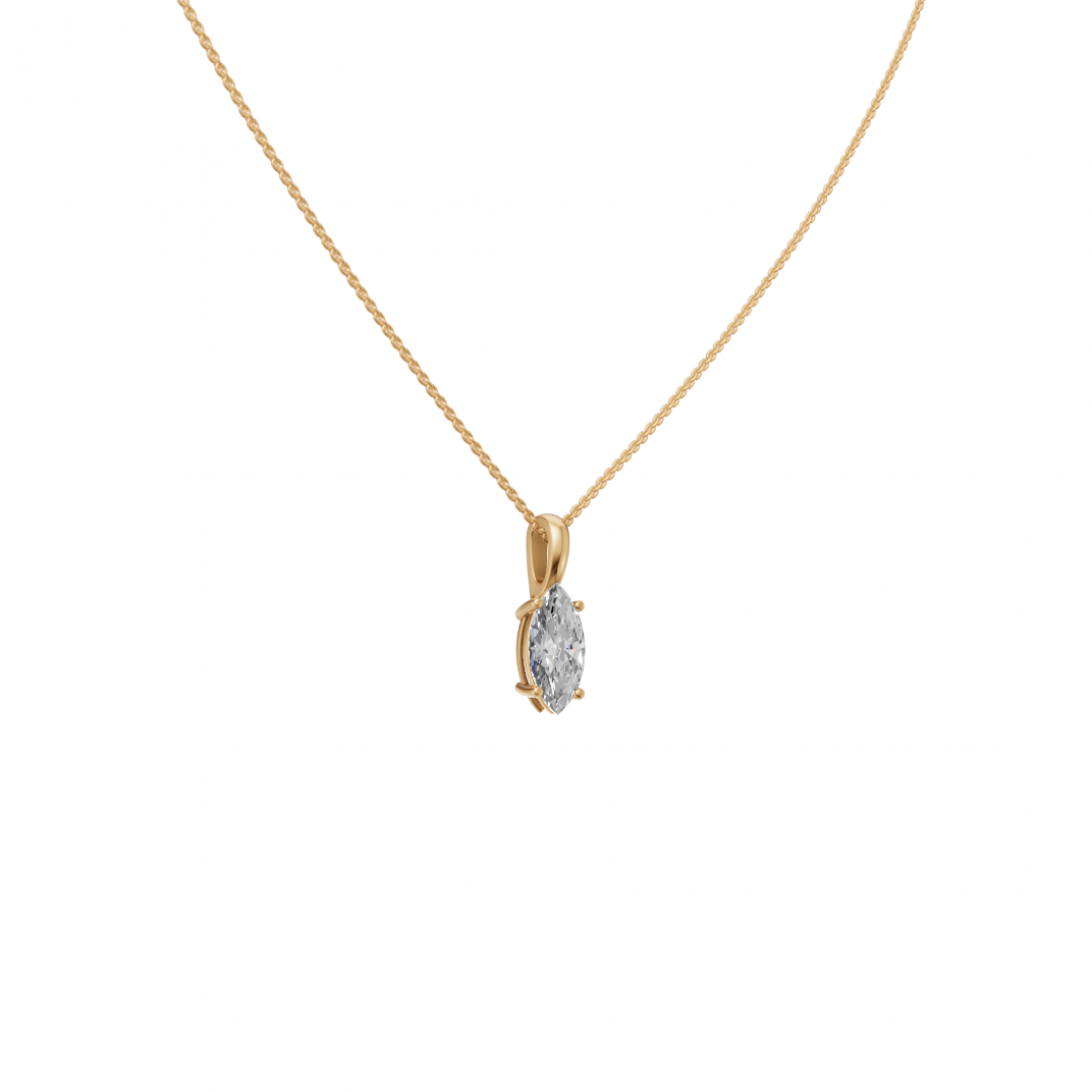 Marquise Cut Diamond Pendant Marquise Cut Diamond Pendant
