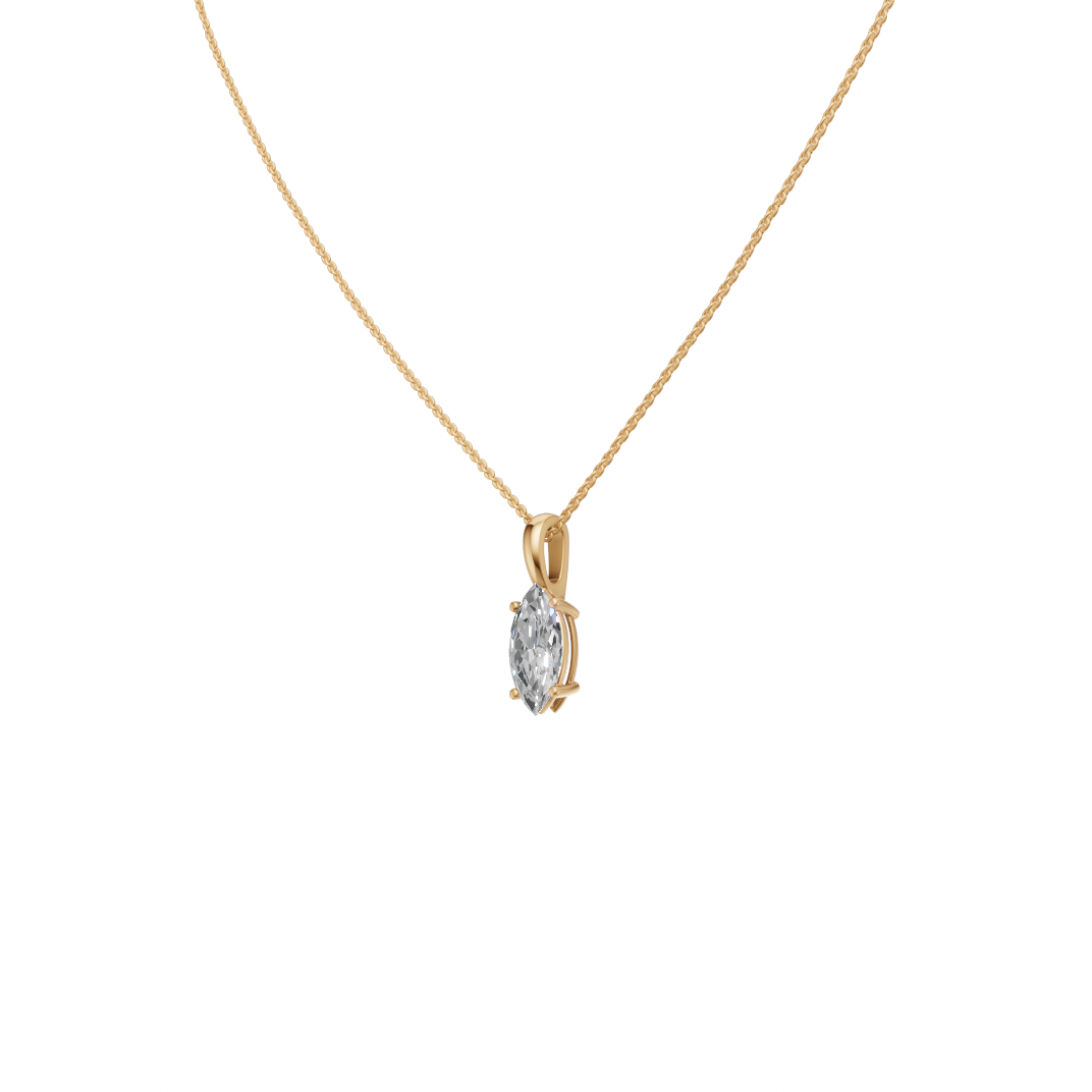 Marquise Cut Diamond Pendant Marquise Cut Diamond Pendant