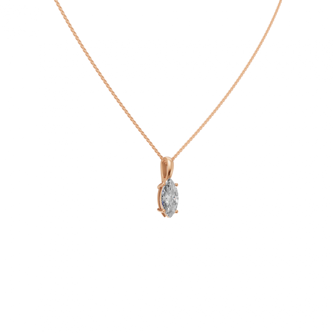 Marquise Cut Diamond Pendant Marquise Cut Diamond Pendant