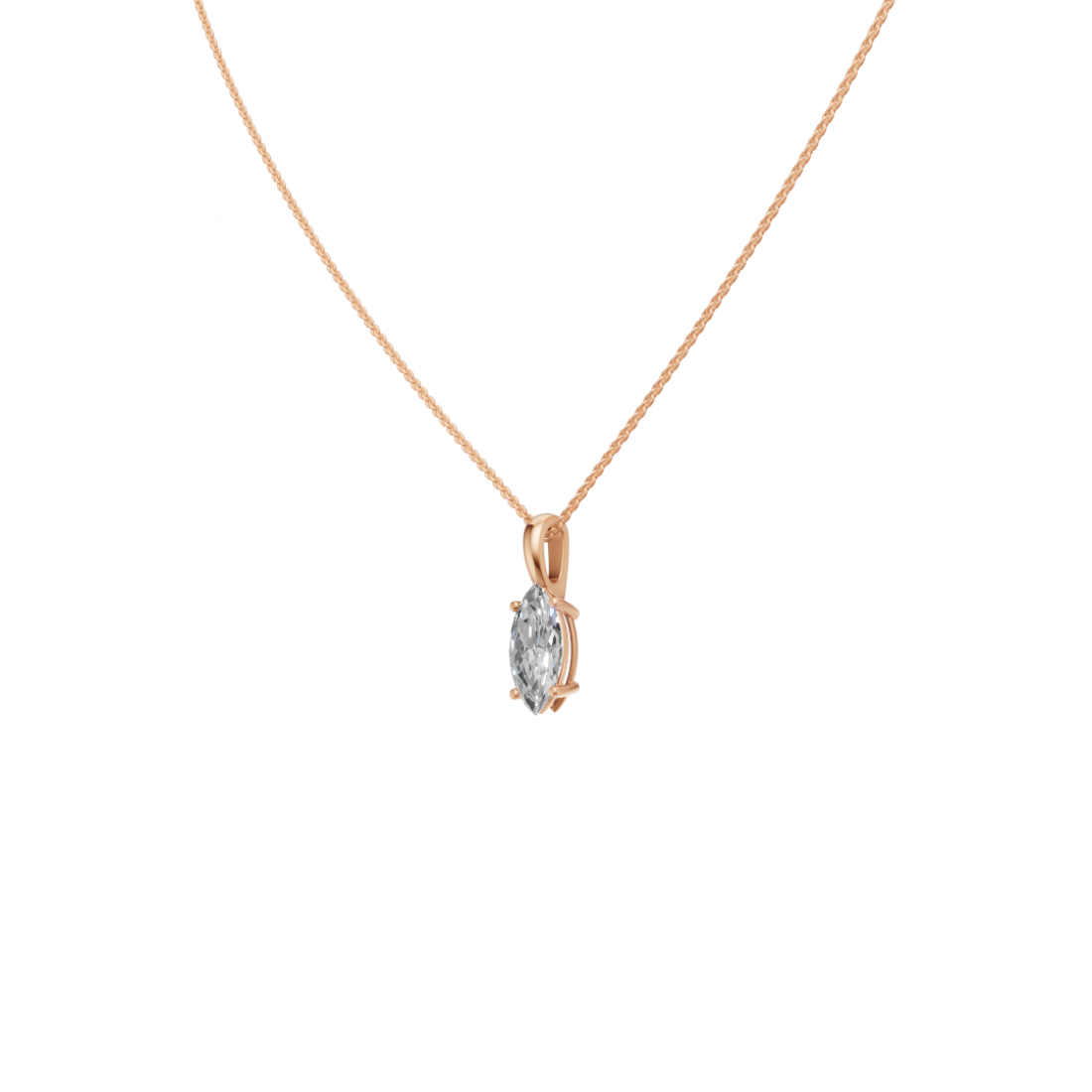 Marquise Cut Diamond Pendant Marquise Cut Diamond Pendant