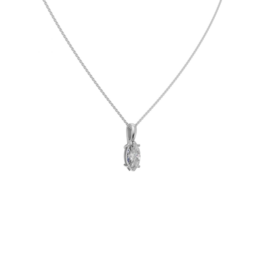 Marquise Cut Diamond Pendant Marquise Cut Diamond Pendant