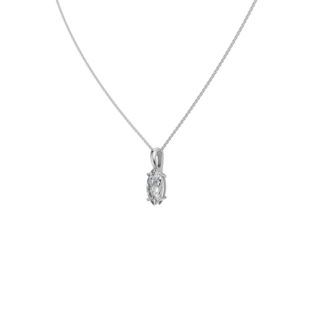 Marquise Cut Diamond Pendant Marquise Cut Diamond Pendant