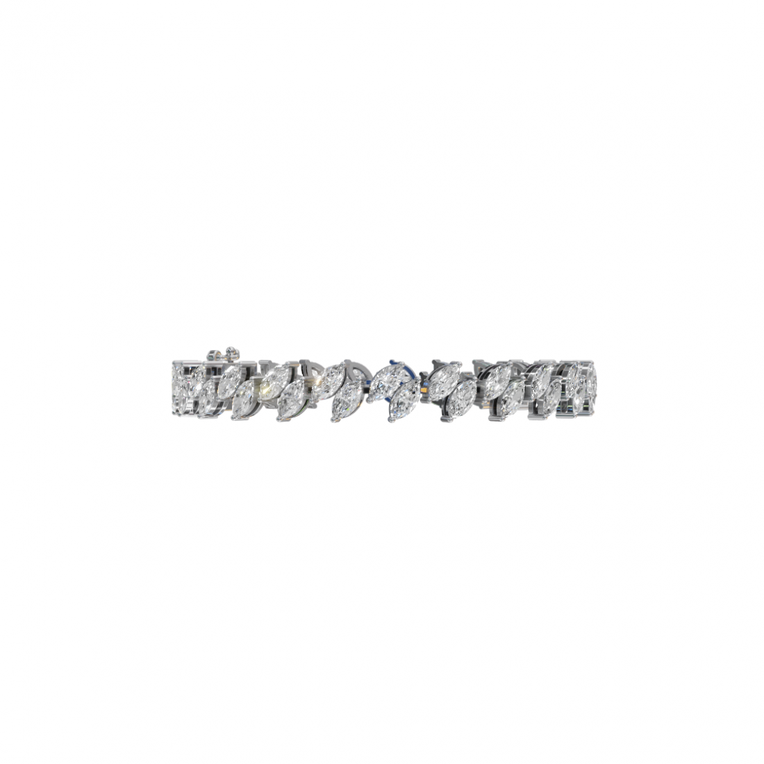 Marquise-Cut Diamond Tennis Bracelet Marquise-Cut Diamond Tennis Bracelet
