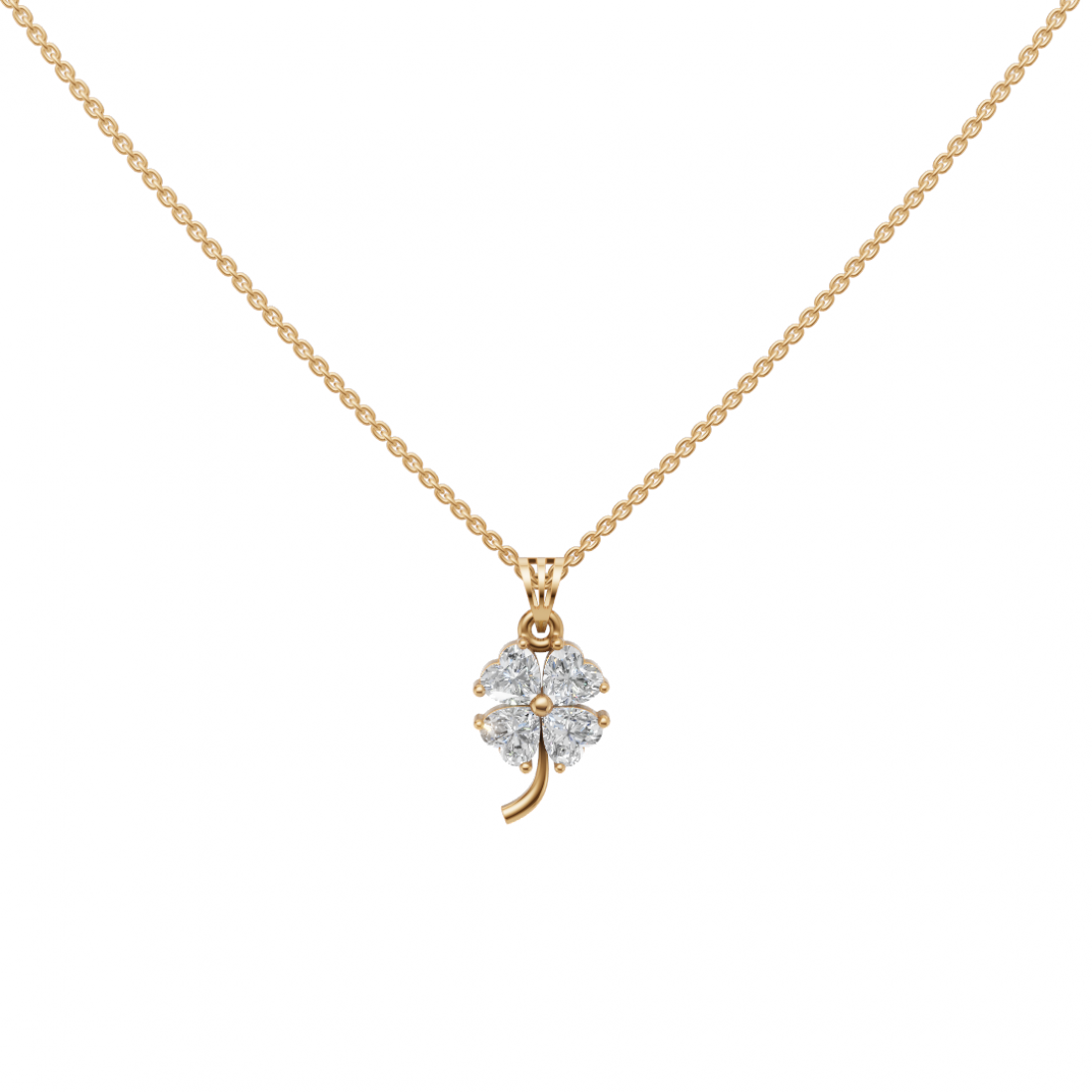 Diamond Cluster Heart Floral Pendant Diamond Cluster Heart Floral Pendant