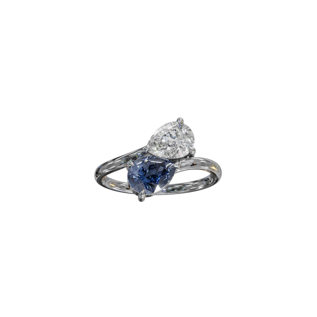 Toi et Moi Timeless Pear Diamond Ring Toi et Moi Timeless Pear Diamond Ring