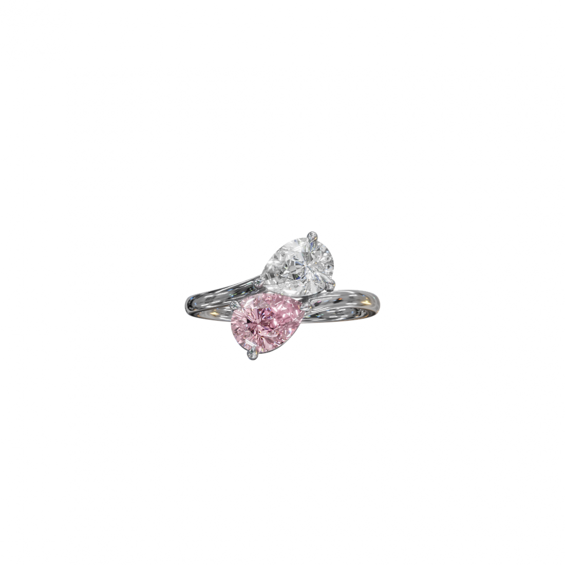 Toi et Moi Timeless Pear Diamond Ring Toi et Moi Timeless Pear Diamond Ring