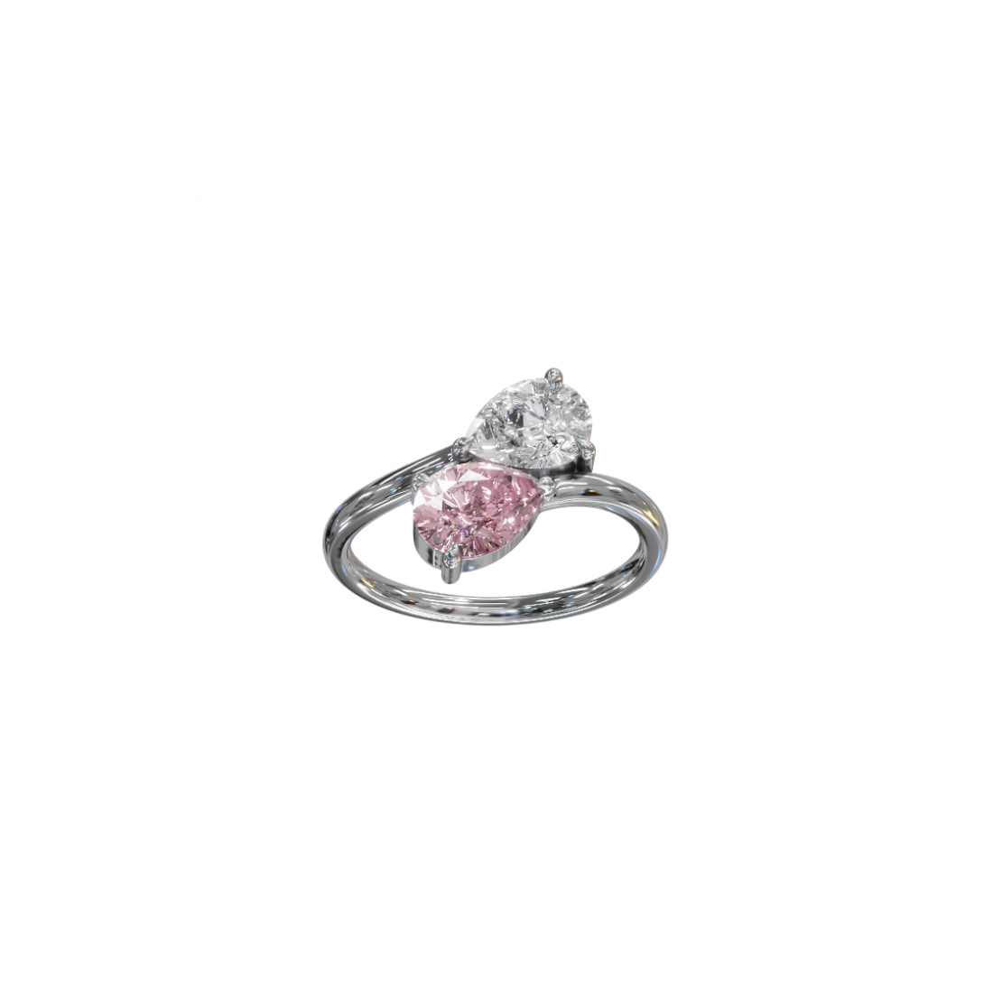 Toi et Moi Timeless Pear Diamond Ring Toi et Moi Timeless Pear Diamond Ring