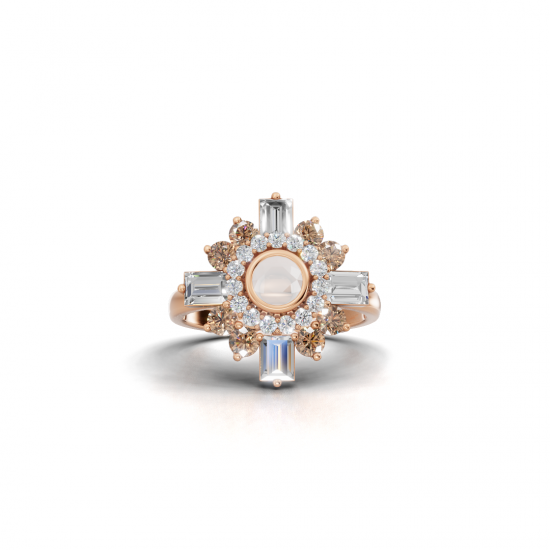 Victorian Diamond and Opal Ring Victorian Diamond and Opal Ring