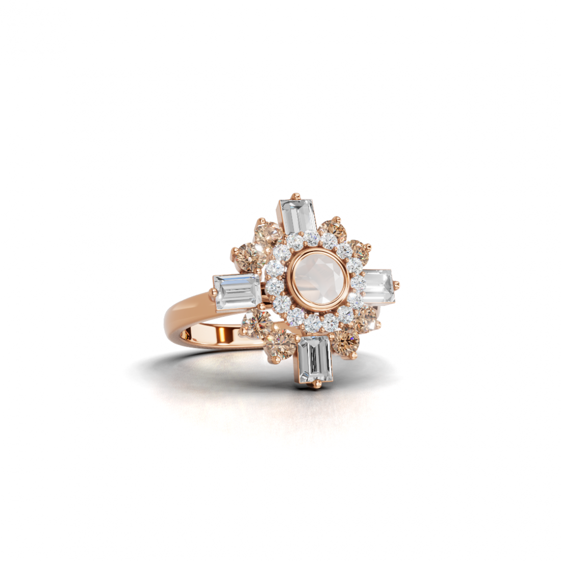 Victorian Diamond and Opal Ring Victorian Diamond and Opal Ring