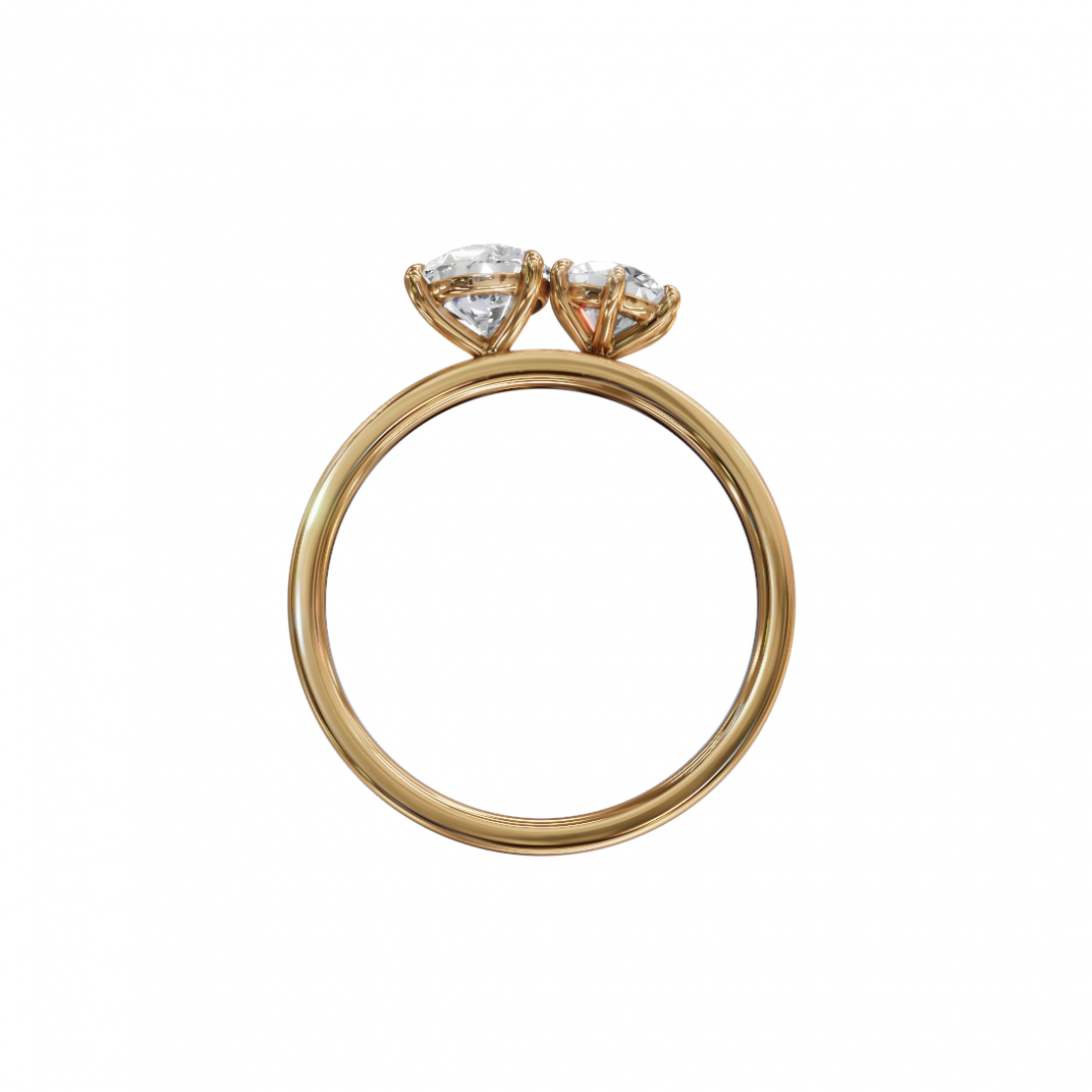 Toi Et Moi Pear and Round Diamond Ring Toi Et Moi Pear and Round Diamond Ring