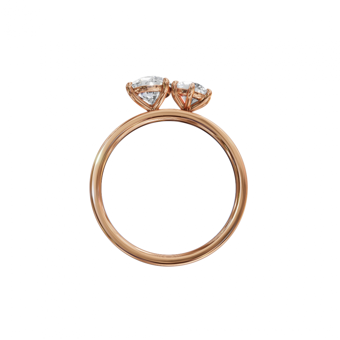 Toi Et Moi Pear and Round Diamond Ring Toi Et Moi Pear and Round Diamond Ring