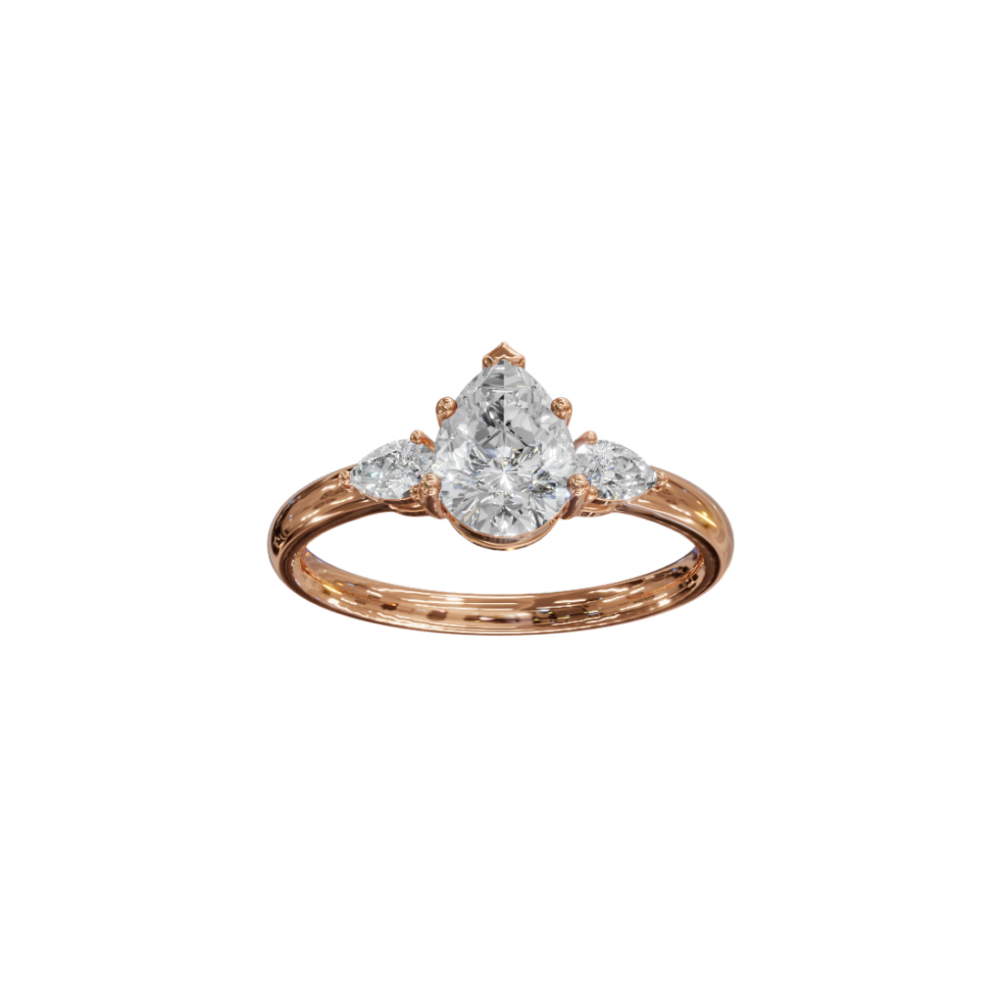 Trilogy Pear Diamond Ring Trilogy Pear Diamond Ring