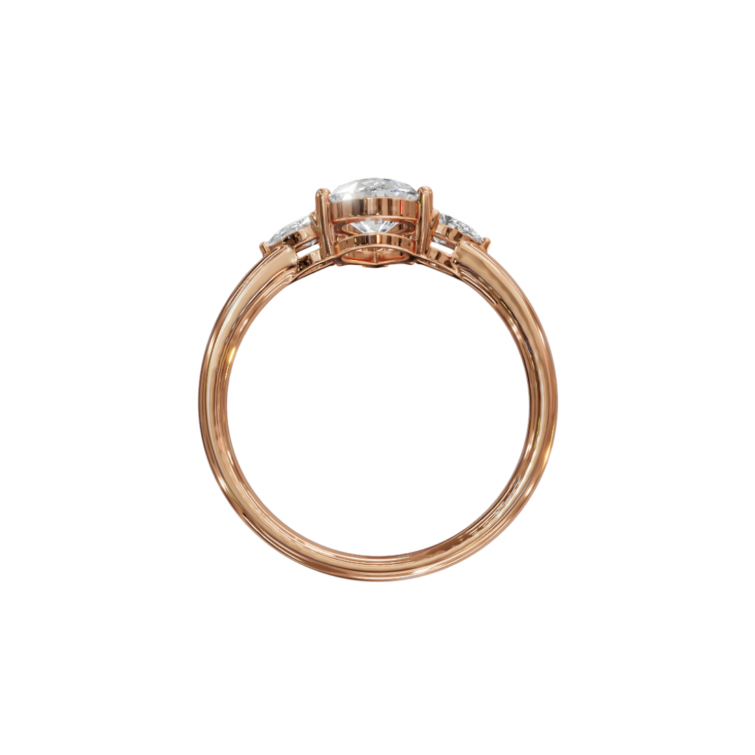 Trilogy Pear Diamond Ring Trilogy Pear Diamond Ring