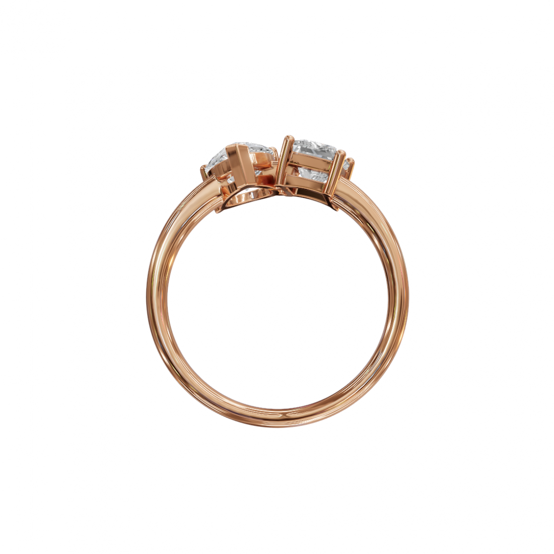 Toi et Moi Pear and Princess Diamond Ring Toi et Moi Pear and Princess Diamond Ring