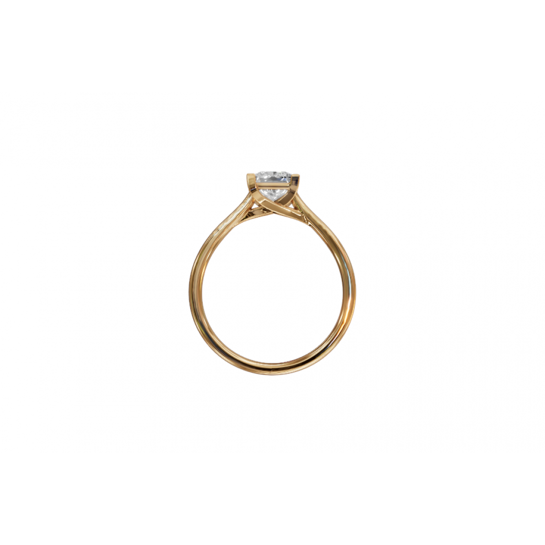 Princess-Cut Diamond Solitaire Ring Princess-Cut Diamond Solitaire Ring