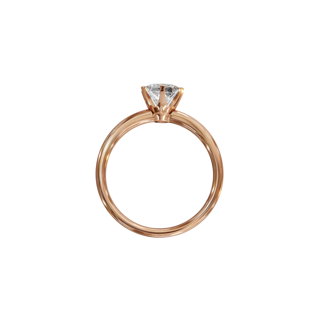 Six Prong Princess Cut Solitaire Ring Six Prong Princess Cut Solitaire Ring