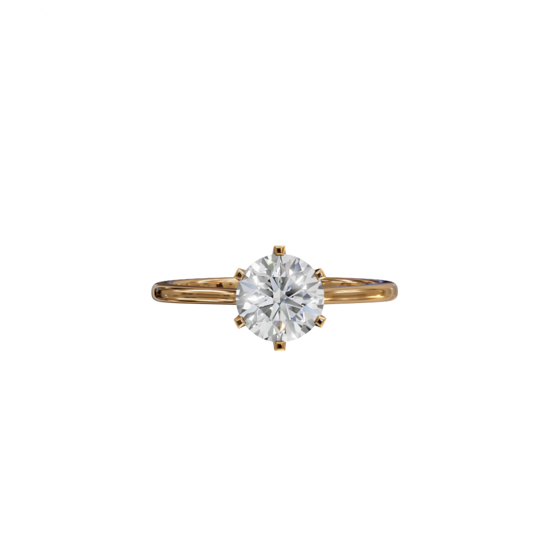 Classic Cut – Six-Prong Solitaire Ring Classic Cut – Six-Prong Solitaire Ring