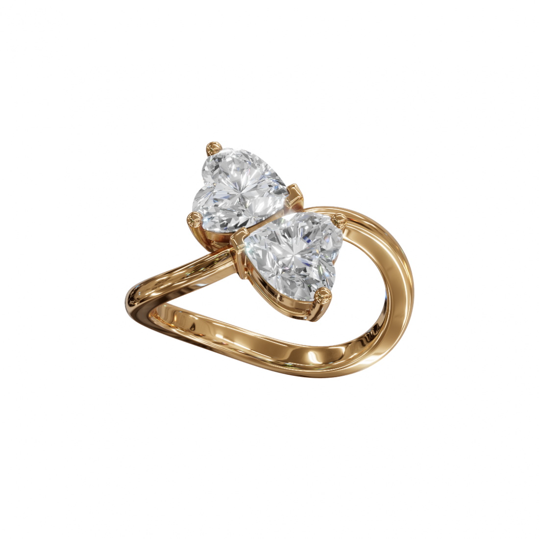 Toi Et Moi Heart-Shaped Ring Toi Et Moi Heart-Shaped Ring