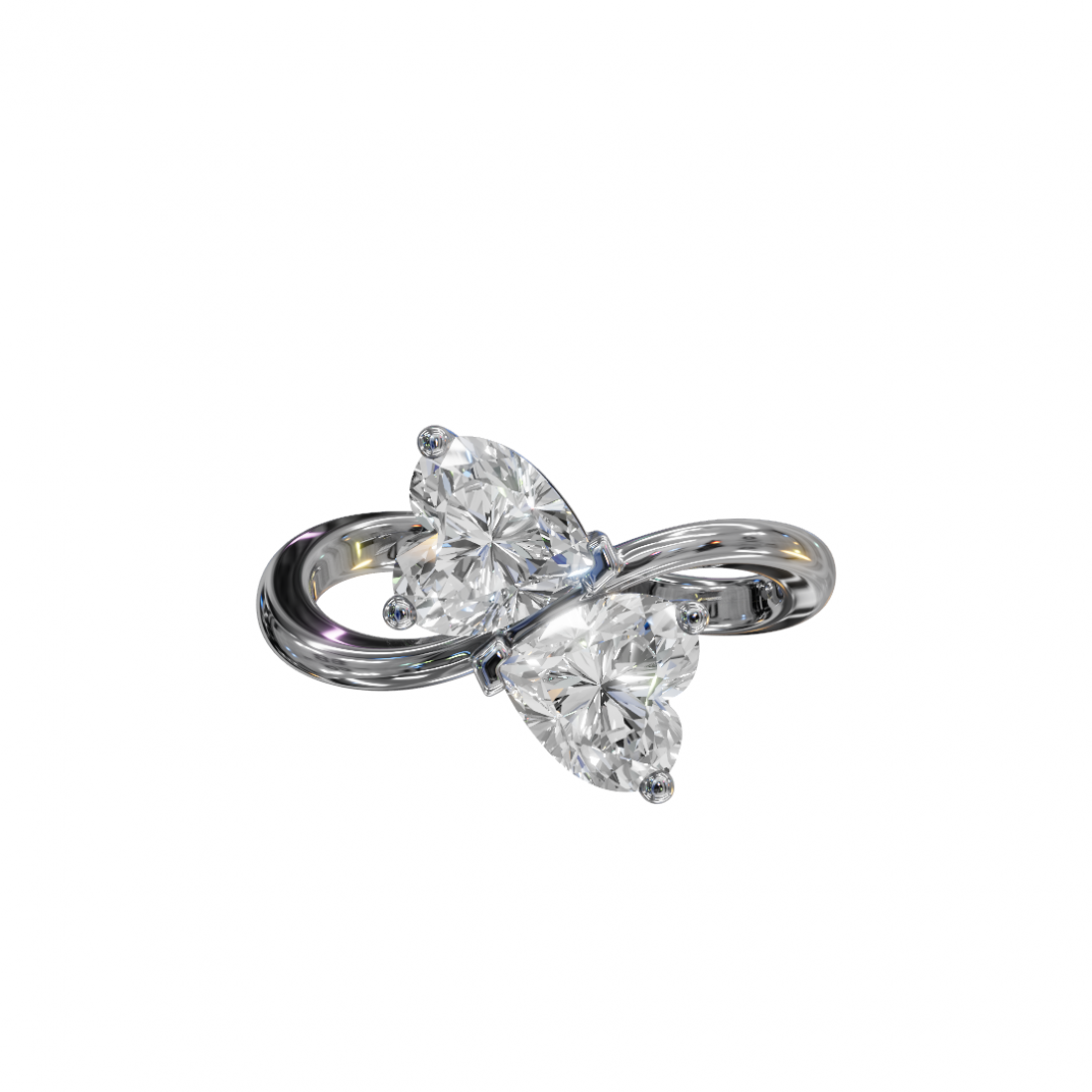 Toi Et Moi Heart-Shaped Ring Toi Et Moi Heart-Shaped Ring