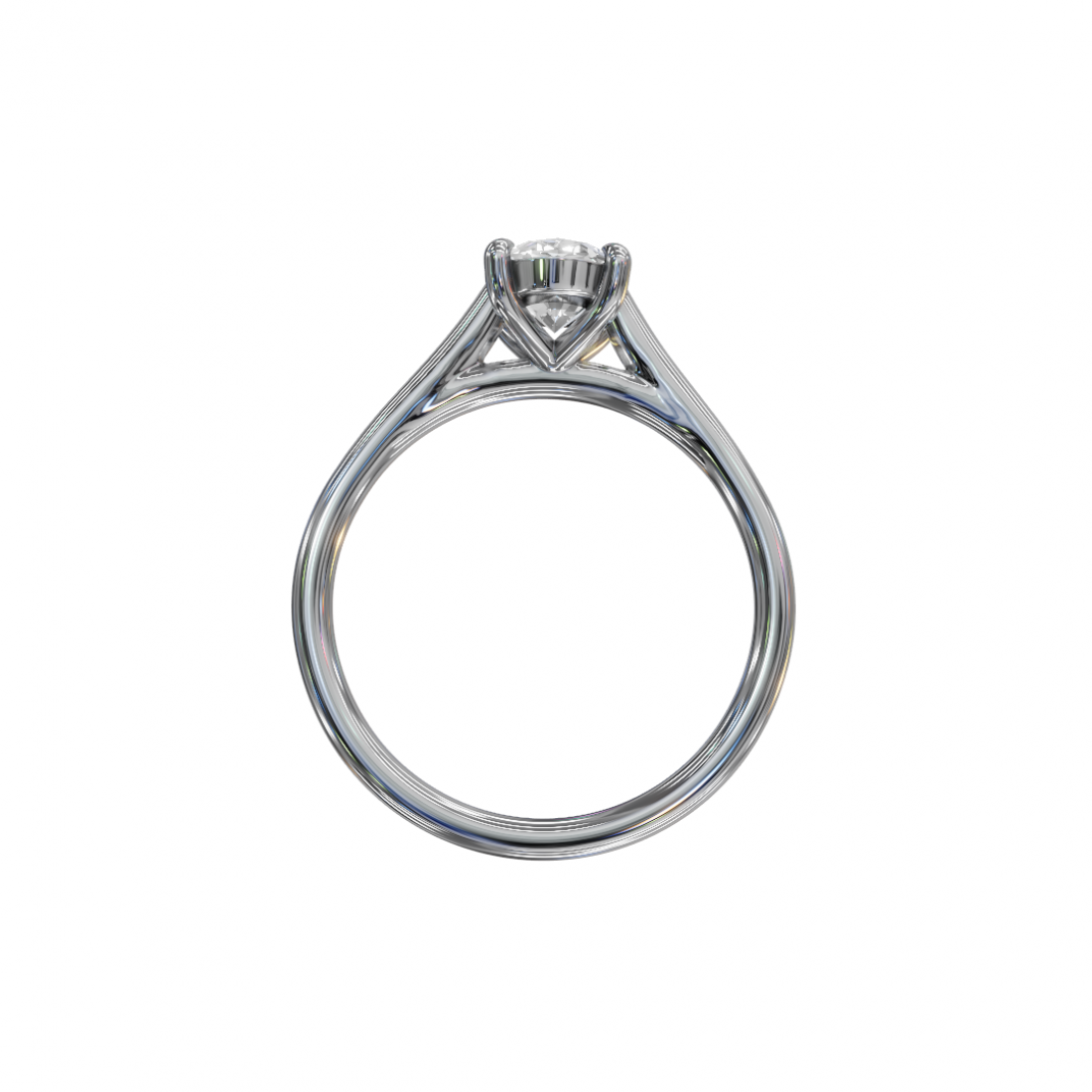 Classic Oval Shape Solitaire Diamond Ring Classic Oval Shape Solitaire Diamond Ring