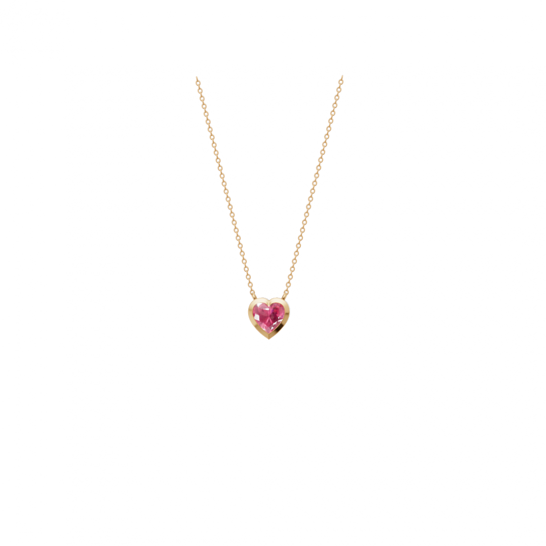 Heart Cut Pink Diamond Pendant Heart Cut Pink Diamond Pendant