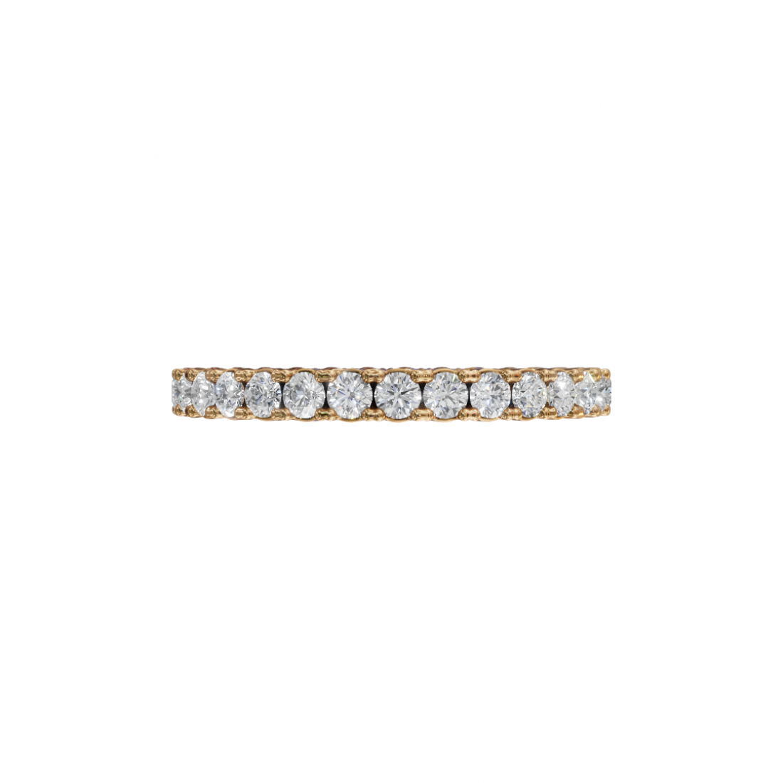 Round Diamond Eternity Band