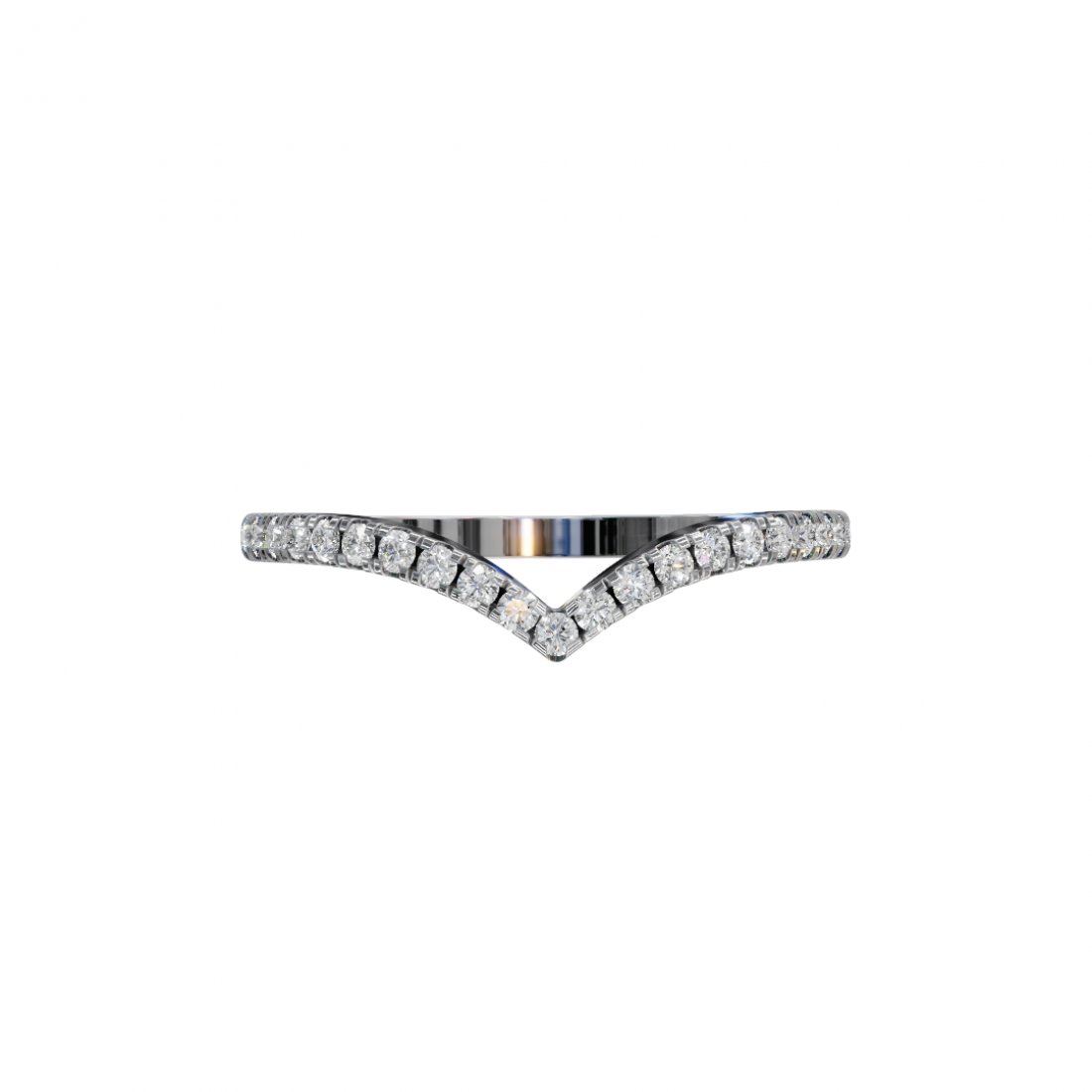 V Shape Round Cut Diamond Ring V Shape Round Cut Diamond Ring