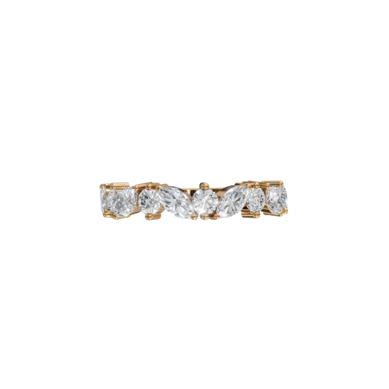 Marquise & Round Cut Diamond Band Marquise & Round Cut Diamond Band